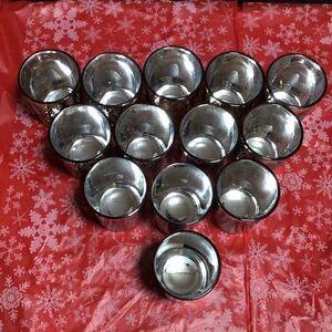 ￼mercury glass candle holders, a bakery’s dozen. 13 pieces great for a party or